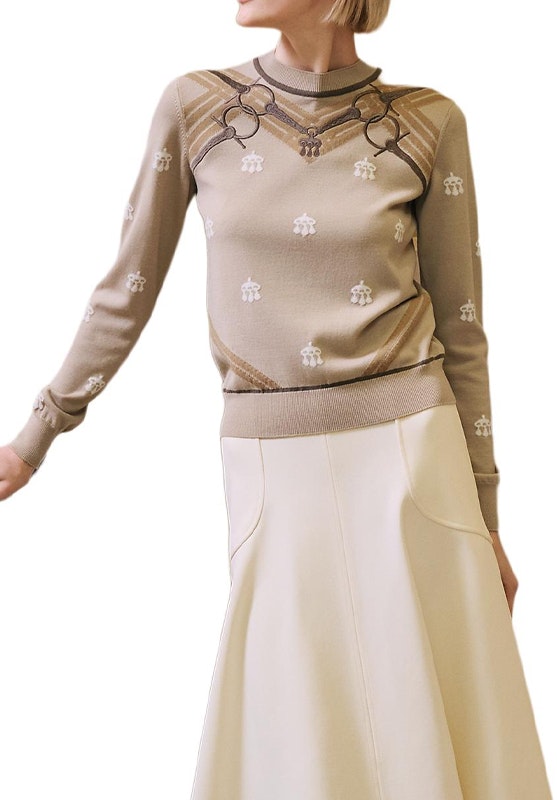 women-hermes-fw-24-toy-lock-embroidered-crewneck-sweater-beige-h4-h2662-ddf-8