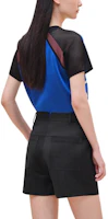Shop (W) エルメス FW25 ブラック ソリッド ハイウエスト プリーツ カジュアルショーツ H4H0405DQ02