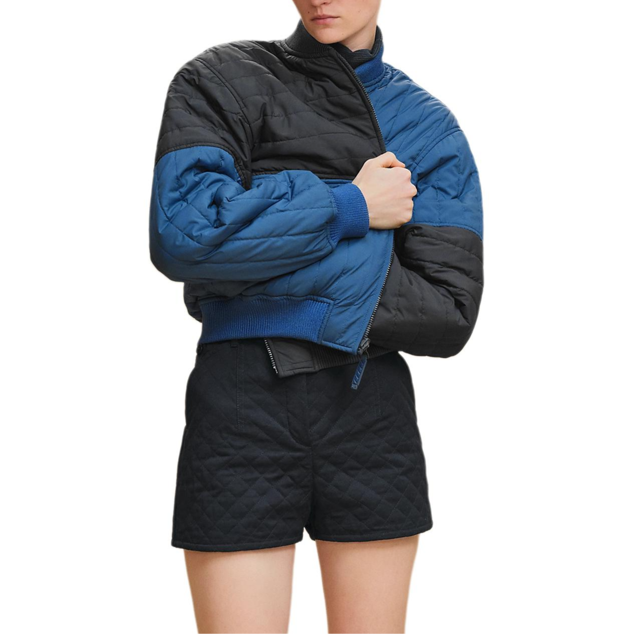 Lookbook (W) エルメス FW25 リバーシブル ジッパー グラフィック ボンバージャケット H5H0150DQ5H