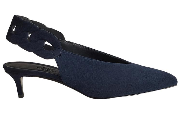 Order (W) HERMES Gabriella 'Tacón Bajo Punta Fina Azul' H231127Z-I2