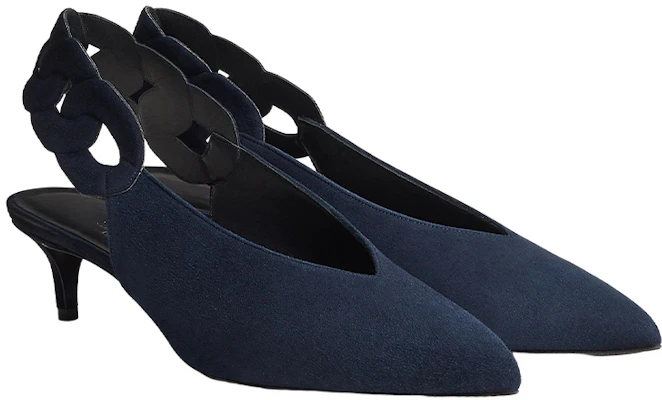 (W) HERMES Gabriella 'Sepatu Hak Kucing Ujung Lancip Biru' H231127Z-I2 Lookbook (W) HERMES Gabriella 'Sepatu Hak Kucing Ujung Lancip Biru' H231127Z-I2