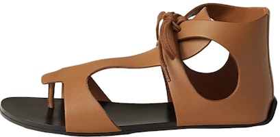(Women) HERMES Galates 'Brown Open-Toe Buckle' H231234Z-A3 (Women) HERMES Galates 'Brown Open-Toe Buckle' H231234Z-A3