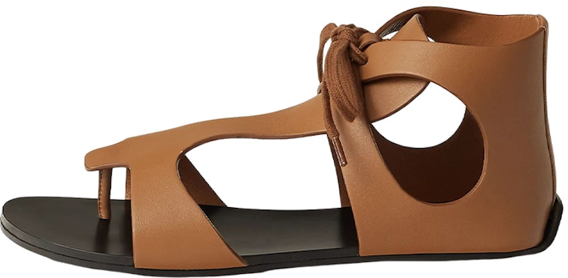 (Women) HERMES Galates 'Brown Open-Toe Buckle' H231234Z-A3 Buy (Women) HERMES Galates 'Brown Open-Toe Buckle' H231234Z-A3