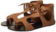Lookbook (Women) HERMES Galates 'Brown Open-Toe Buckle' H231234Z-A3