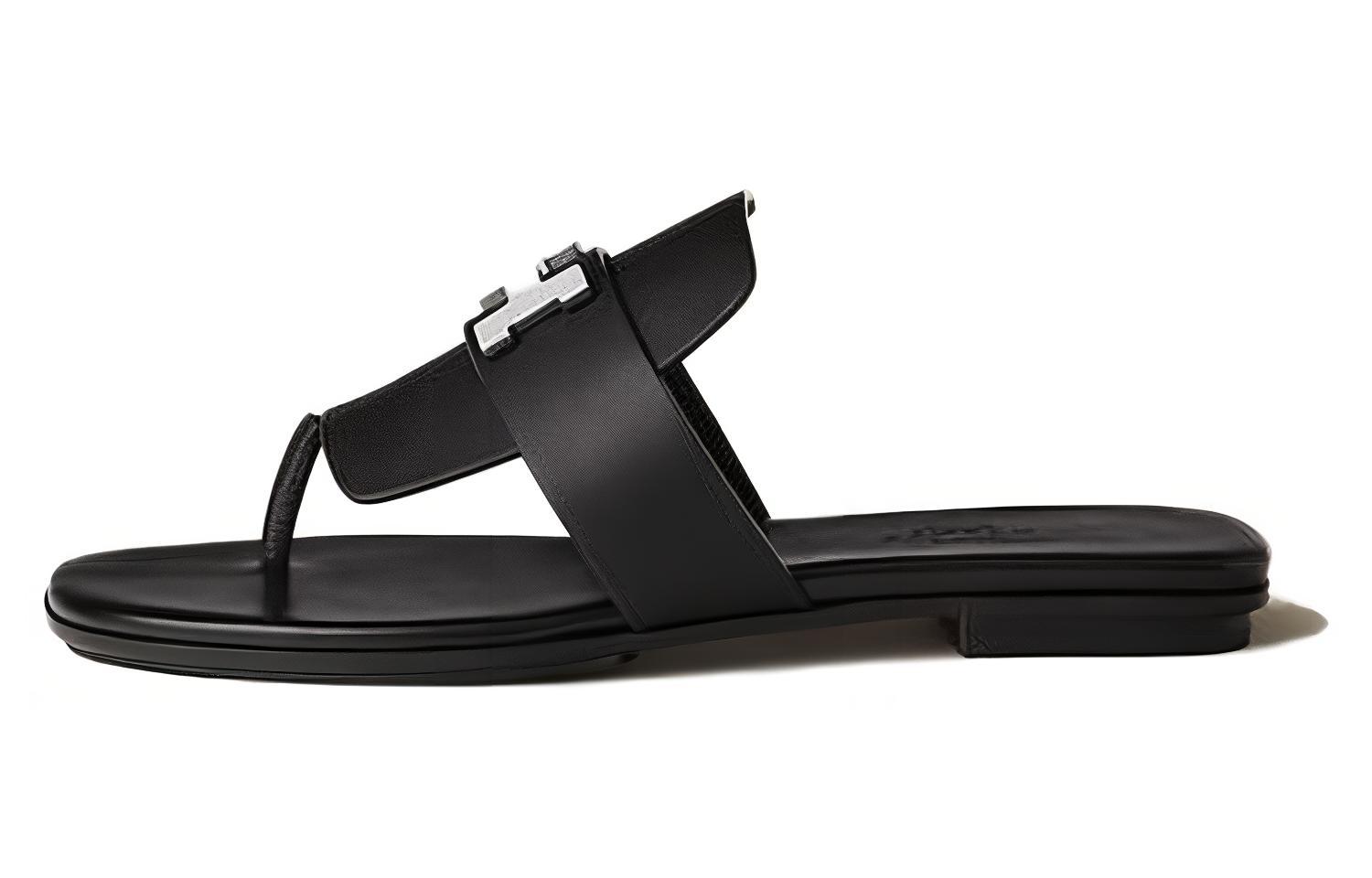 W) エルメス ギャラリー サンダル 