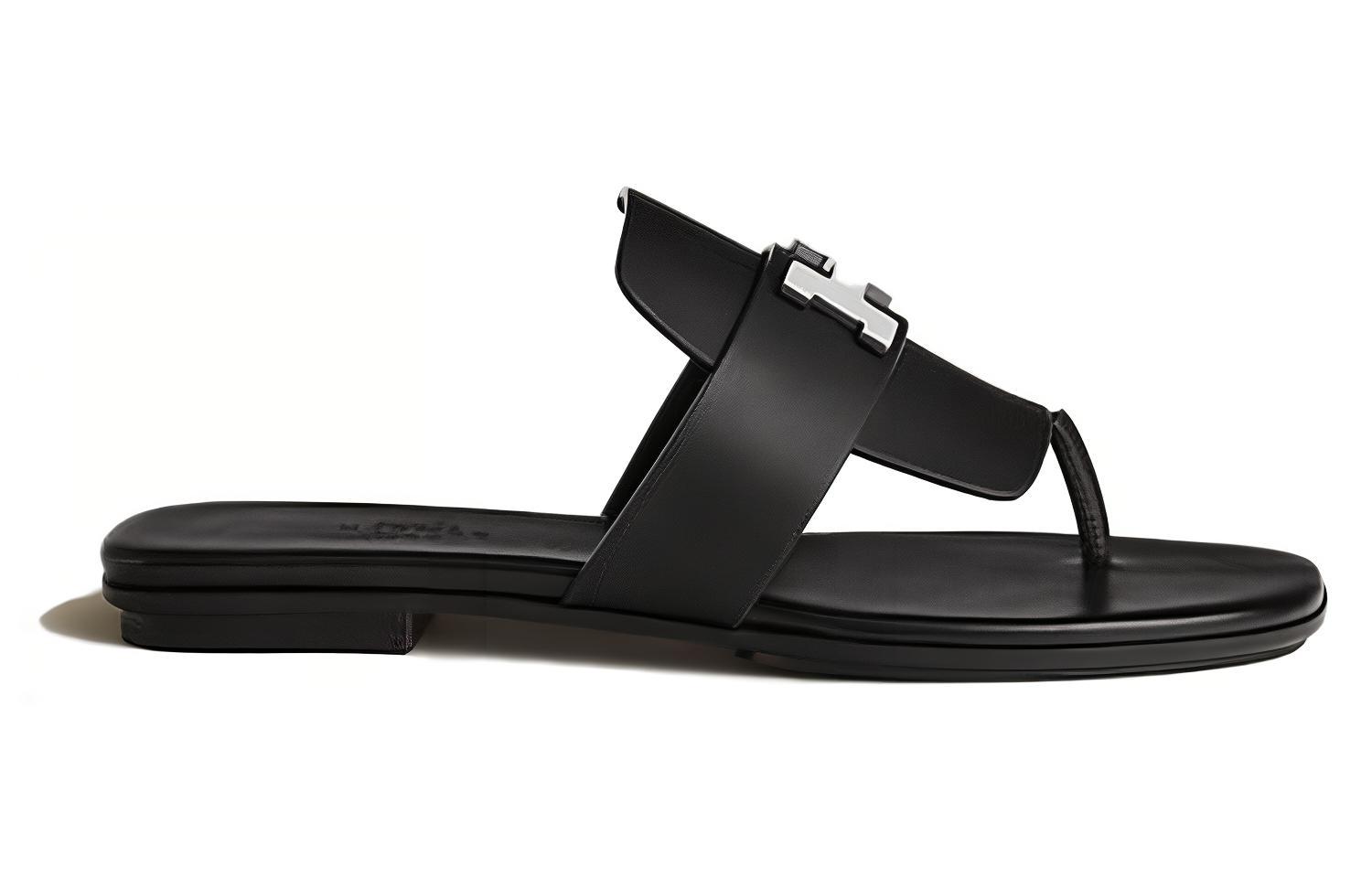 (W) HERMES Galerie Sandal 'Black Fashion' 圖 2