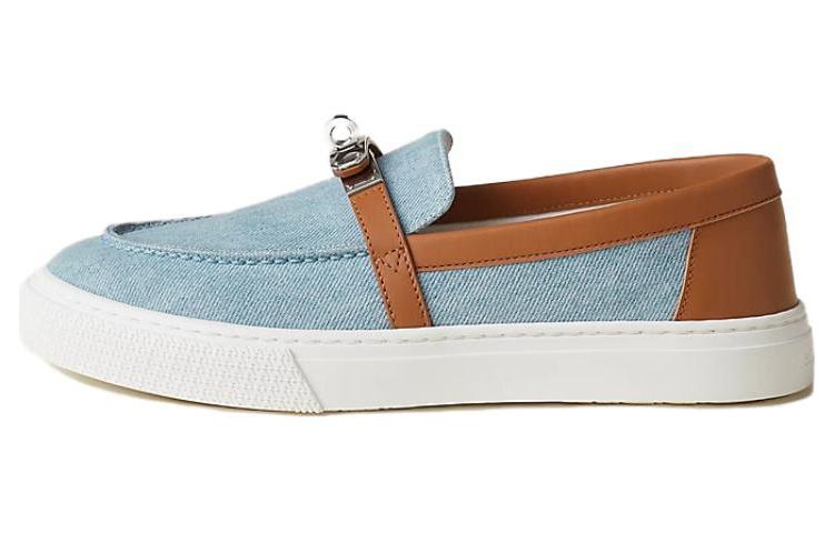 (Women) HERMES Game Loafer 'Light Blue Denim' H231018Z-CB360