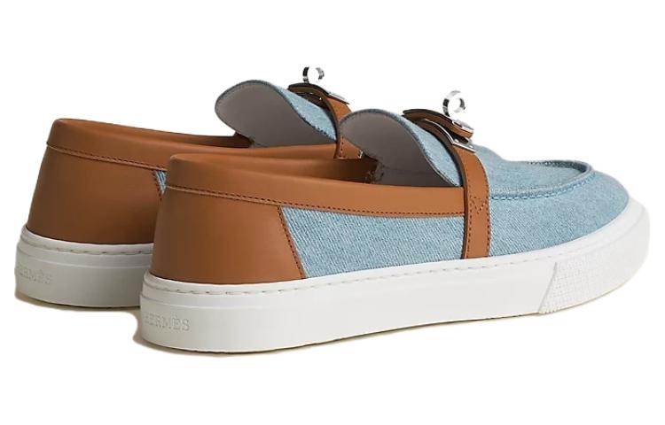 Purchase (W) Mocassin HERMÈS Jeu ''Denim Bleu Clair'' H231018Z-CB360