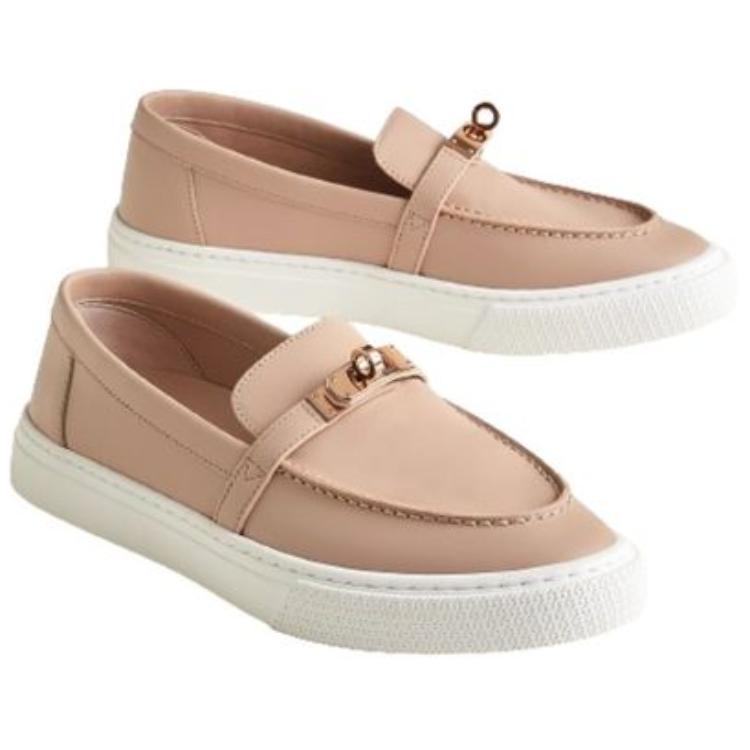 Lookbook (W) エルメス ゲームローファー ヌードピンク H231017Z-59