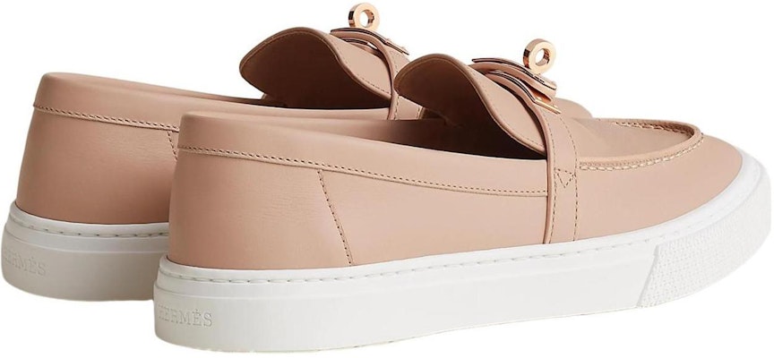 (W) 爱马仕游戏乐福鞋 '裸粉色' H231017Z-59 Purchase (W) 爱马仕游戏乐福鞋 '裸粉色' H231017Z-59