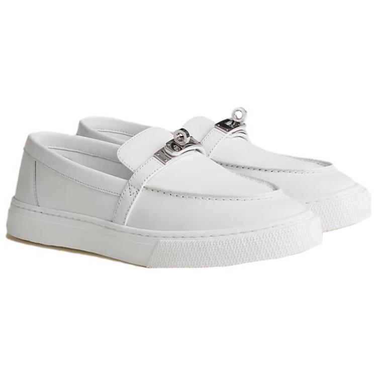 Shop (W) 爱马仕 Game 低帮 '时尚圆头皮革' H231015Z-90