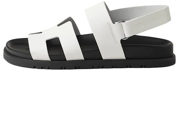 (W) HERMES Genius Witte Kalfsleren Verstelbare Open-Teen Sandalen 1.2cm H242159Z 90 Buy (W) HERMES Genius Witte Kalfsleren Verstelbare Open-Teen Sandalen 1.2cm H242159Z 90