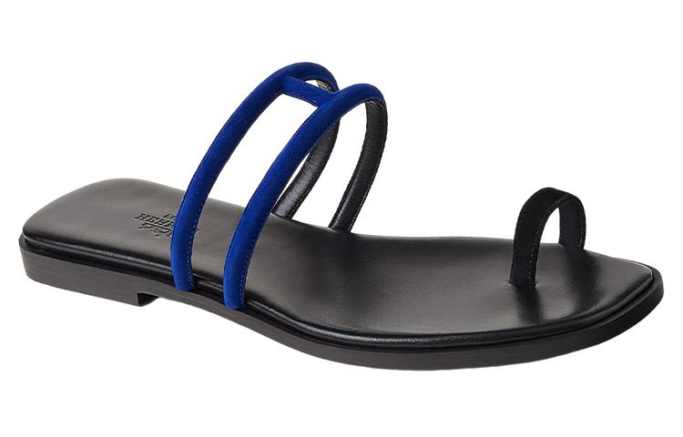 (W) HERMES Georgia Sandal 'Black Leather' 圖 2