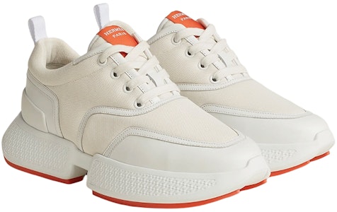 (W) HERMES Giga Low-Top 'Kulit Putih Jaring' H231008Z-90 Lookbook (W) HERMES Giga Low-Top 'Kulit Putih Jaring' H231008Z-90