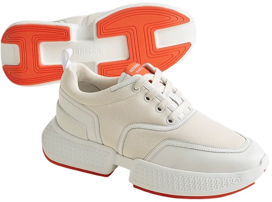 (Women) HERMES Giga Low-Top 'White Leather Mesh' H231008Z-90 Purchase (Women) HERMES Giga Low-Top 'White Leather Mesh' H231008Z-90