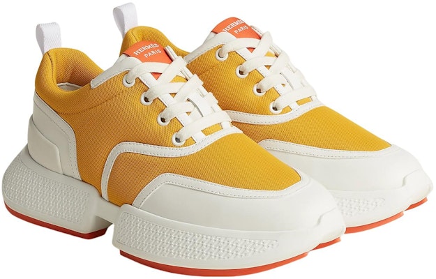 (Women) HERMES Giga Low-Top 'Yellow White' H231008Z-8X Order (Women) HERMES Giga Low-Top 'Yellow White' H231008Z-8X