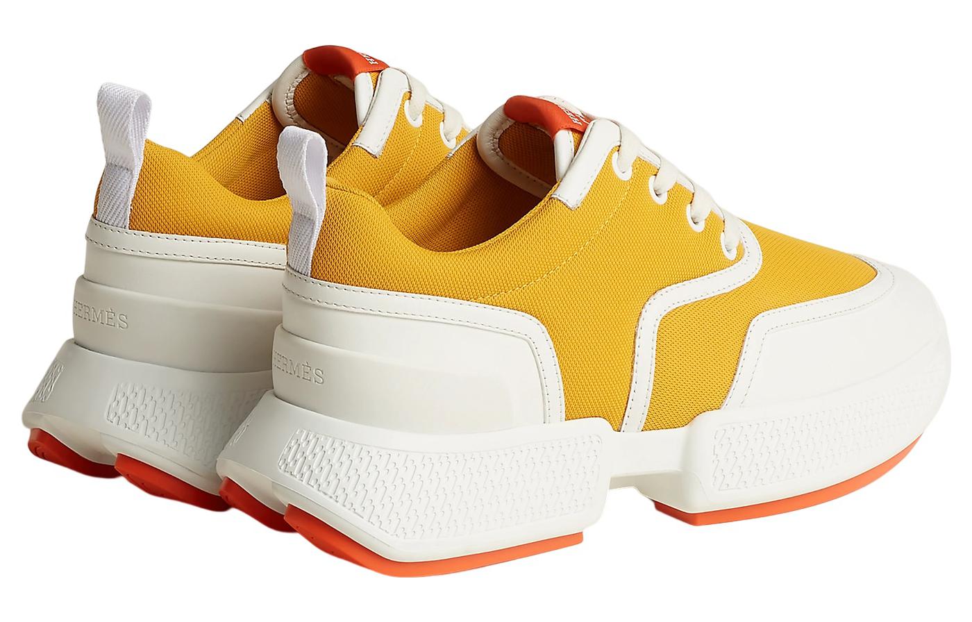 Lookbook (W) 爱马仕 Giga 低帮鞋 '黄白' H231008Z-8X