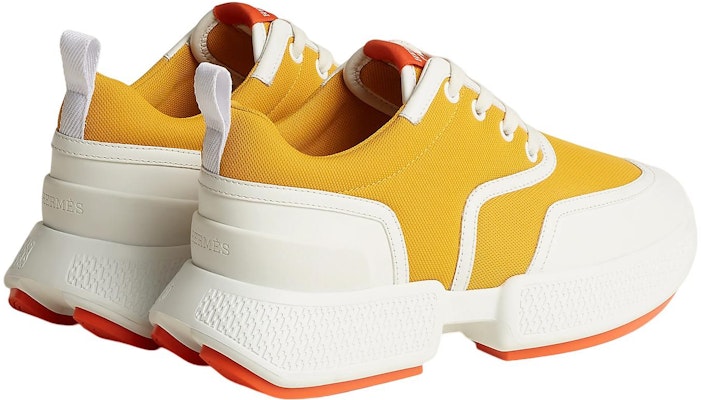 (Women) HERMES Giga Low-Top 'Yellow White' H231008Z-8X Lookbook (Women) HERMES Giga Low-Top 'Yellow White' H231008Z-8X