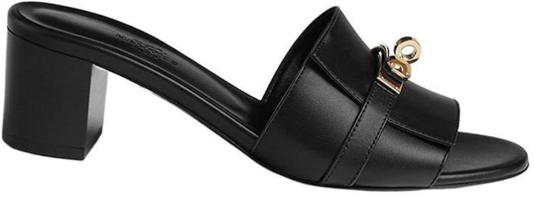 (W) HERMES Gigi Sandal Tumit Tinggi Kulit 'Hitam' H232131Z-02 Order (W) HERMES Gigi Sandal Tumit Tinggi Kulit 'Hitam' H232131Z-02