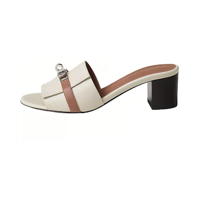 (W) HERMES Gigi Slide 'Beige'
