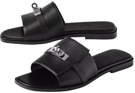 (W) HERMES Giulia 'Sandal Gelang Jari Hitam' H231056Z-02 Lookbook (W) HERMES Giulia 'Sandal Gelang Jari Hitam' H231056Z-02