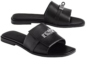 (W) HERMES Giulia 'Sandal Jepit Hitam' H231056Z-02 Shop (W) HERMES Giulia 'Sandal Jepit Hitam' H231056Z-02