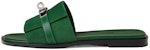 (W) HERMES Giulia 'Buckle Palladium Hijau' H232130Z-I0