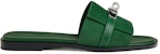 (W) HERMES Giulia 'Buckle Palladium Hijau' H232130Z-I0