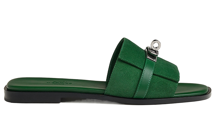 Order (Women) HERMES Giulia 'Palladium Buckle Green' H232130Z-I0