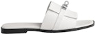 (W) HERMES Giulia Flat 'Selipar Fesyen Putih' H231056Z-V90