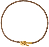 (Women) HERMES Glenan Double Loop Bracelet Women Elephant Grey H071689F-18T1 (Women) HERMES Glenan Double Loop Bracelet Women Elephant Grey H071689F-18T1