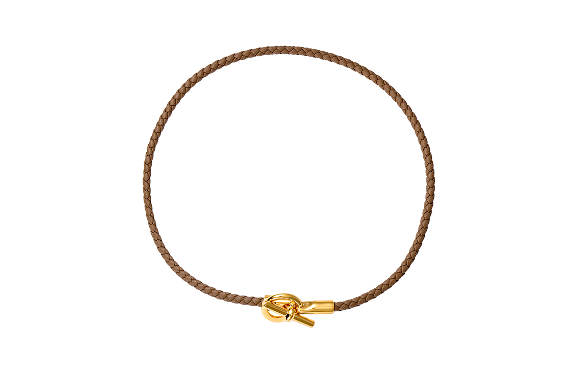 Order (W) HERMES Gelang Glenan Double Loop Wanita Kelabu Gajah H071689F-18T1