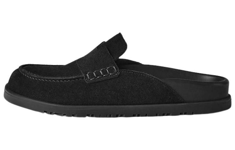 (Women) HERMES Go Mule 'Black Leather' H231222Z-02