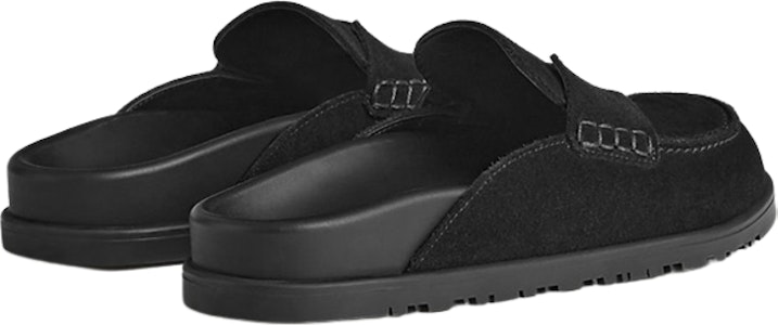 HERMES愛馬仕 Go Mule 皮革 平底 套穿 時尚涼拖 女款 黑色 Purchase HERMES愛馬仕 Go Mule 皮革 平底 套穿 時尚涼拖 女款 黑色