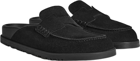 Purchase (Women) HERMES Go Mule 'Black Leather' H231222Z-02