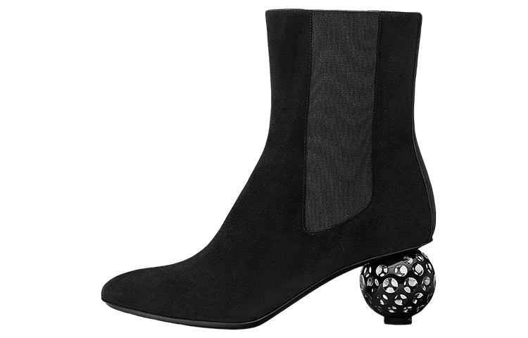 (Women) HERMES Goat Leather Chelsea Boots 'Black' H212005Z-02