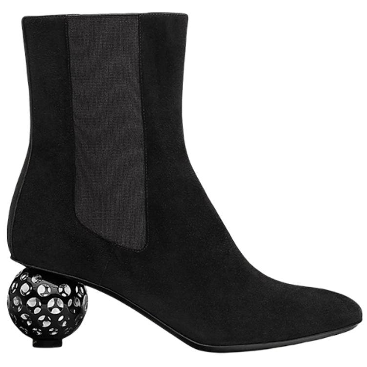 Order (Women) HERMES Goat Leather Chelsea Boots 'Black' H212005Z-02