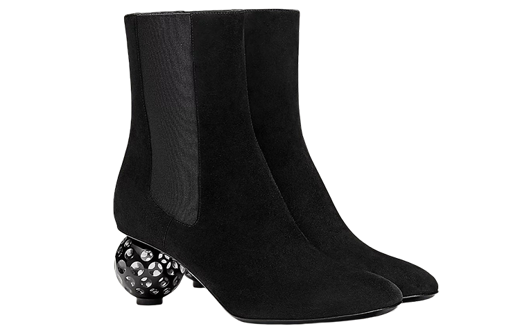 Lookbook (Women) HERMES Goat Leather Chelsea Boots 'Black' H212005Z-02