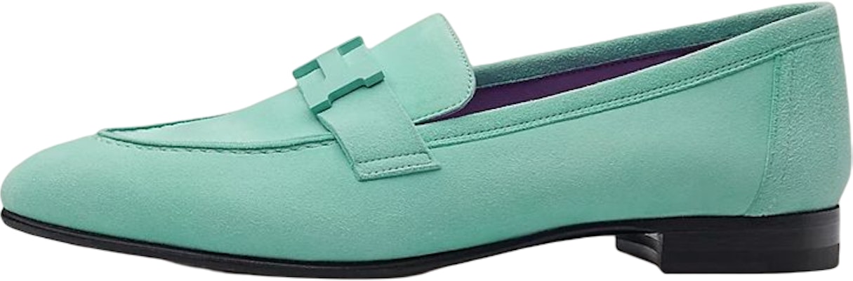(Women) HERMES Goat Leather Loafer 'Green' H221065Z-08 Buy (Women) HERMES Goat Leather Loafer 'Green' H221065Z-08