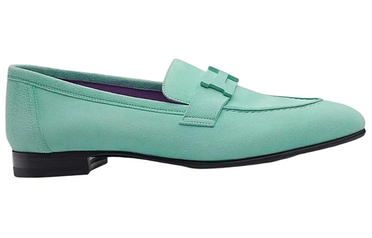 Order HERMES 愛馬仕 山羊皮樂福鞋 女款 綠色