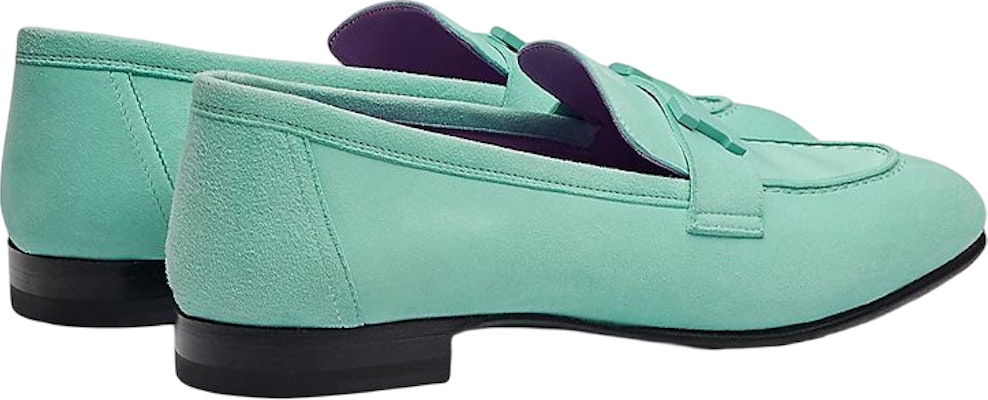 (W) HERMES Sepatu Loafer Kulit Kambing 'Hijau' H221065Z-08 Lookbook (W) HERMES Sepatu Loafer Kulit Kambing 'Hijau' H221065Z-08