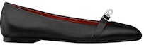 Order (Women) HERMES Goat Skin Ballet Flats 'Black' H202102Z-01