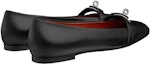 Purchase (Women) HERMES Goat Skin Ballet Flats 'Black' H202102Z-01