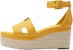 (Women) HERMES Goat Skin Buckle Wedge Fashion Slide 'Yellow' H221143Z-96