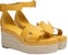(Women) HERMES Goat Skin Buckle Wedge Fashion Slide 'Yellow' H221143Z-96