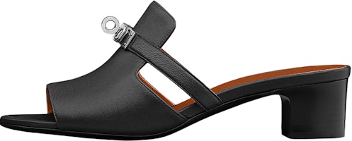 (Women) HERMES Goat Skin Fashion High Heel Sandals 'Black' H211070Z-02 (Women) HERMES Goat Skin Fashion High Heel Sandals 'Black' H211070Z-02