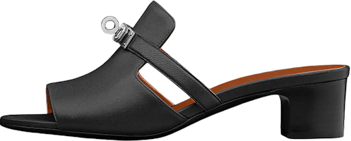(Women) HERMES Goat Skin Fashion High Heel Sandals 'Black' H211070Z-02 (Women) HERMES Goat Skin Fashion High Heel Sandals 'Black' H211070Z-02
