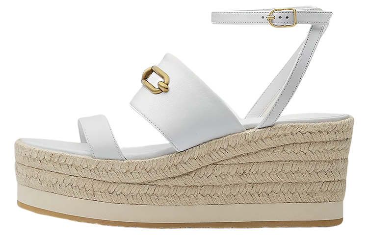 (Women) HERMES Goat Skin Fashion Woven Shoes 'White' H221153Z-90