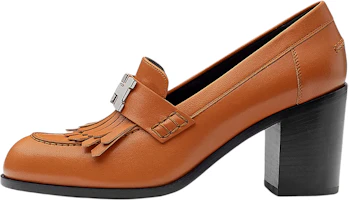 (Women) HERMES Goat Skin Loafer Heels 'Brown Fashion' H221067Z-1V (Women) HERMES Goat Skin Loafer Heels 'Brown Fashion' H221067Z-1V