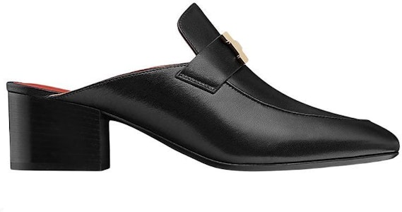 (W) HERMES Sepatu Mule Kulit Kambing 'Hitam' H172212Z-05 Order (W) HERMES Sepatu Mule Kulit Kambing 'Hitam' H172212Z-05